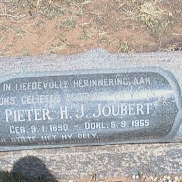 JOUBERT Pieter H.J. 1890-1955