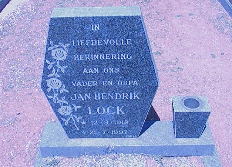 LOCK Jan Hendrik 1918-1997