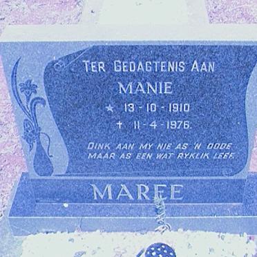 MAREE Manie 1910-1976