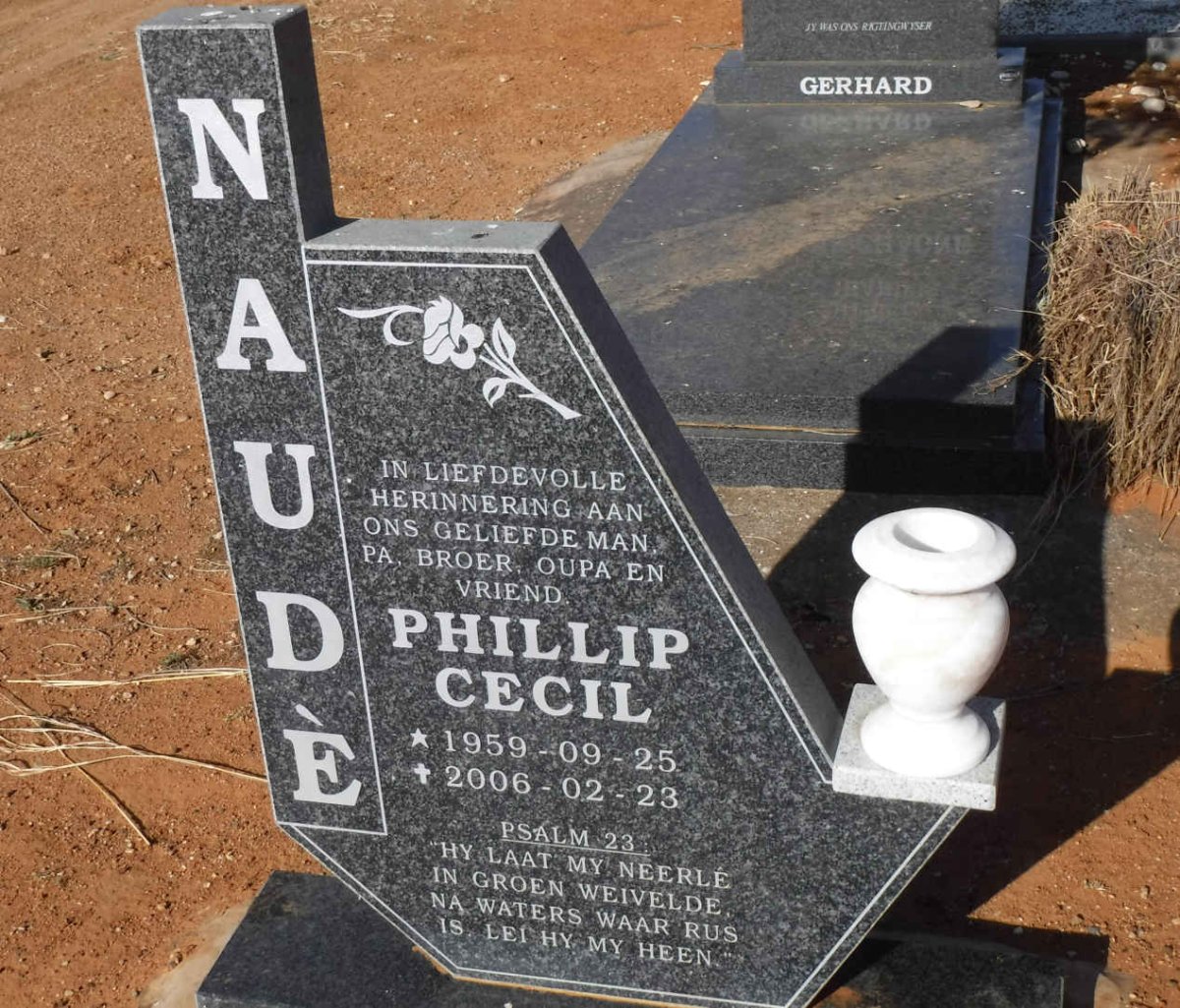 NAUDE Phillip Cecil 1959-2006