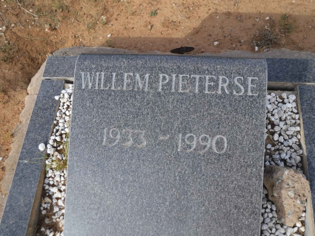 PIETERSE Willem 1933-1990