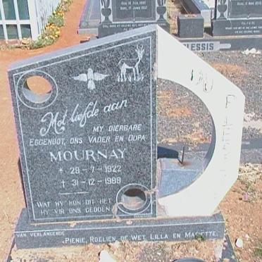 PLESSIS Mournay, du 1922-1988