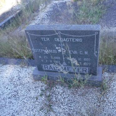 RADEMEYER Stephanus P. 1889-1963 &amp; Eva C.M. 1897-1977