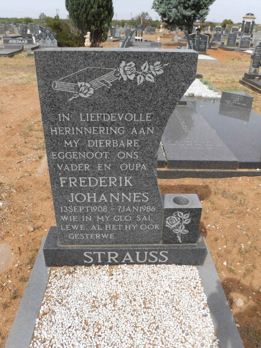 STRAUSS Frederik Johannes 1908-1986