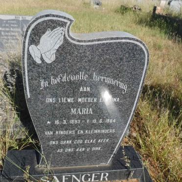 SAENGER Maria 1893-1984