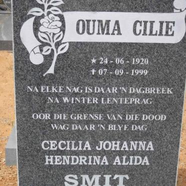 SMIT Cecilia Johanna Hendrina Alida 1920-1999