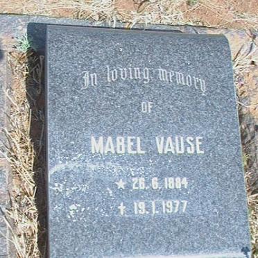 VAUSE Mabel 1884-1977