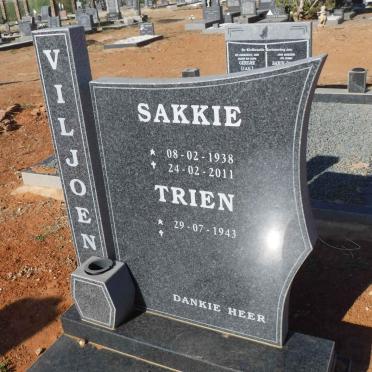 VILJOEN Sakkie 1938-2011 &amp; Trien 1943-