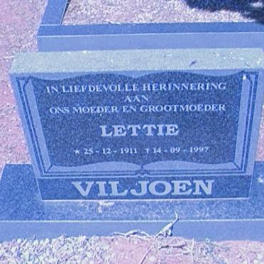 VILJOEN Lettie 1911-1997