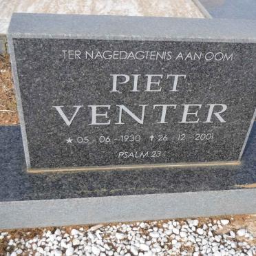 VENTER Piet 1930-2001