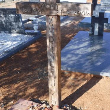 WESTHUIZEN Gert, van der 1928-2004