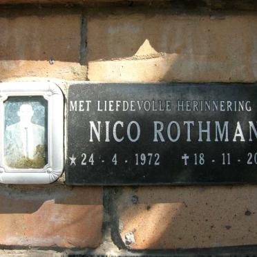 ROTHMAN Nico 1972-2000