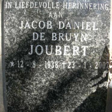 JOUBERT Jacob Daniel De Bruyn 1938-2007