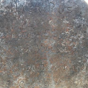 VUUREN Catharina Elizabeth, J. v. 1921-1932