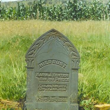 VENTER Maria J. nee DU PREEZ 1878-1914 