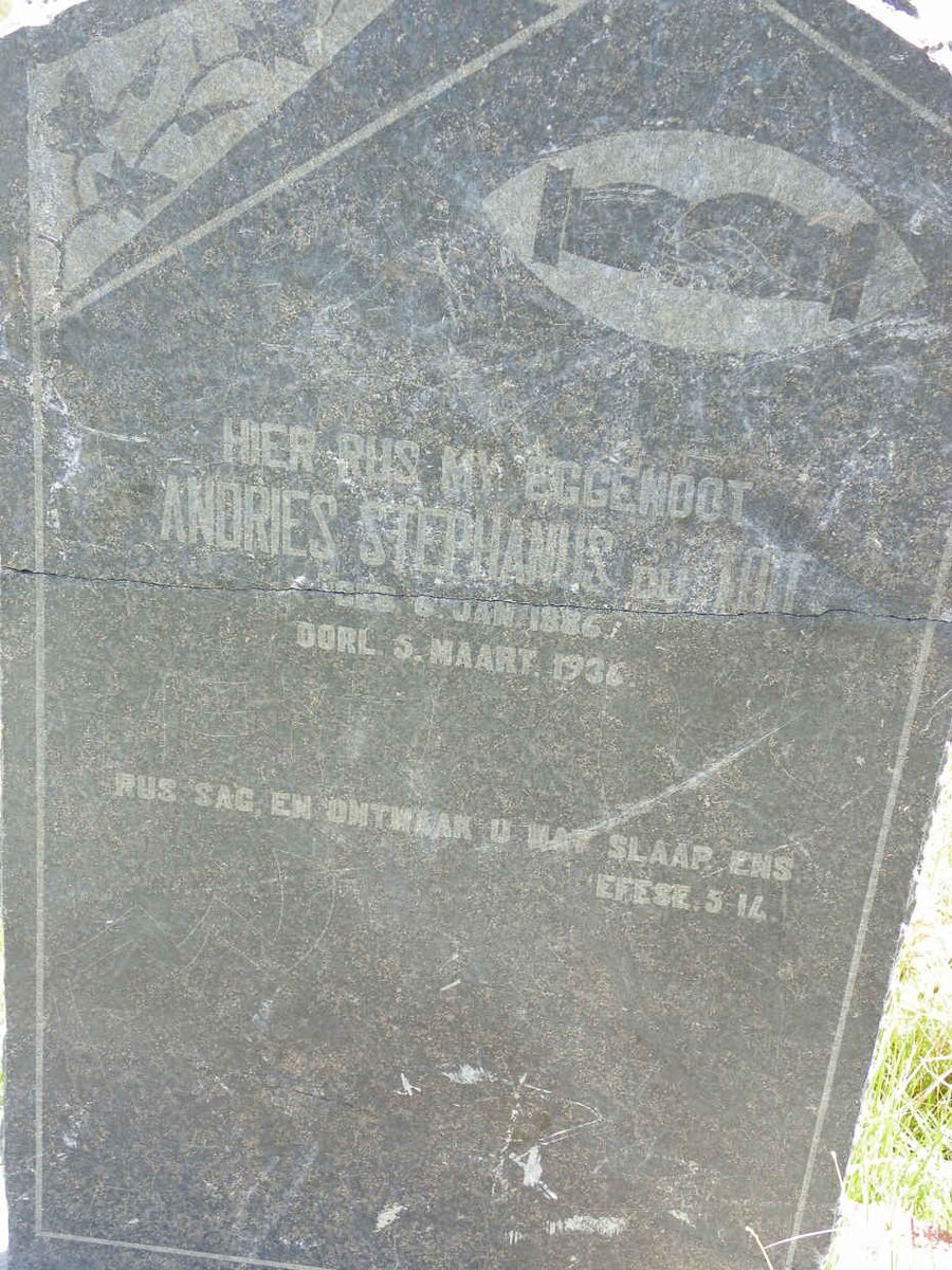 TOIT Andries Stephanus, du 1886-1936