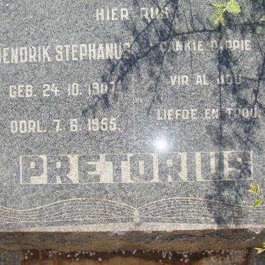 PRETORIUS Hendrik Stephanus 1907-1955