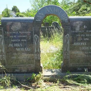 ANTWERP Jacobus Nicolaas, van 1876-1969 &amp; Johanna Lourenza BRITS 1890-1973