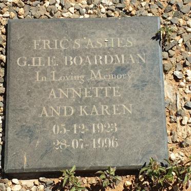 BOARDMAN G.H.E. 1923-1996