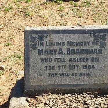 BOARDMAN Mary A. -1904