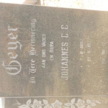 BEYER Johannes C.C. 1897-1977