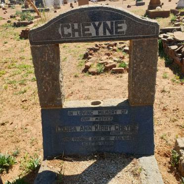 CHEYNE Louisa Ann Kirby nee COATON -1948