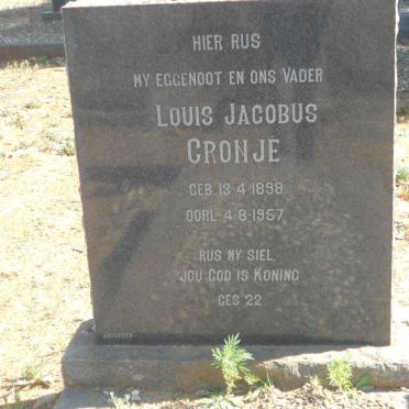 CRONJE Louis Jacobus 1898-1957