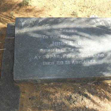 EADIE John 1872-1935