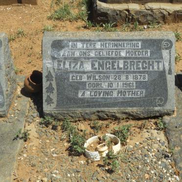 ENGELBRECHT Eliza nee WILSON 1878-1961