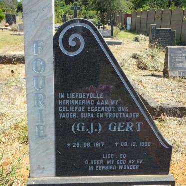 FOURIE G.J. 1917-1998