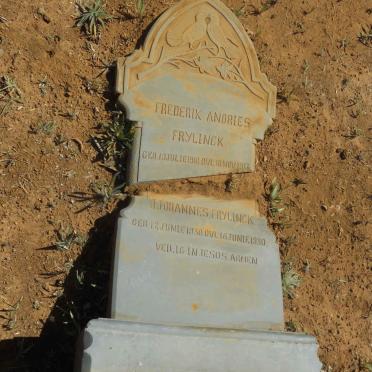 FRYLINCK Frederik Andries 1916-1917 :: FRYLINCK J. Johannes 1930-1930