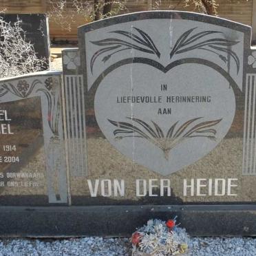 HEIDE Daniel Michiel, von der 1914-2004 &amp; Hendrina Cecilia 1920-1999