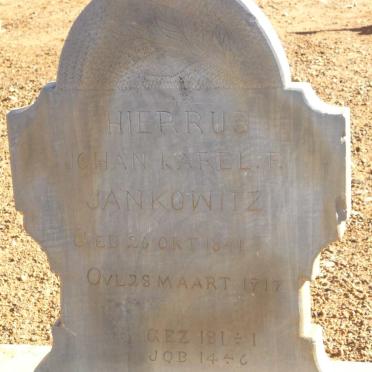 JANKOWITZ Johann Karel Frederik  1841-1917