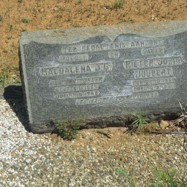 JOUBERT Pieter Jozia 1867-1937 &amp; Magdalena J.G. VAN TONDER 1869-1948