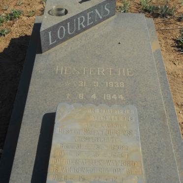 LOURENS Hester Sofia 1938-1944