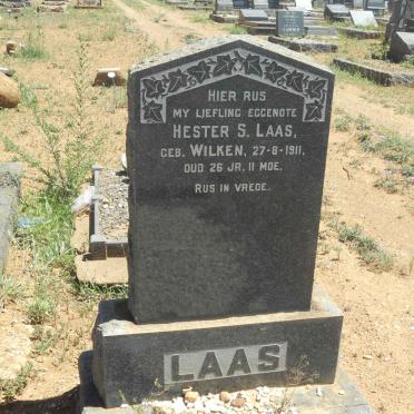 LAAS Hester S. nee WILKEN 1911-