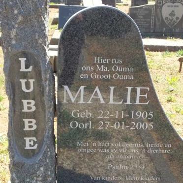 LUBBE Malie 1905-2005