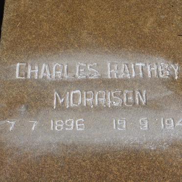 MORRISON Charles Raithby 1896-1945