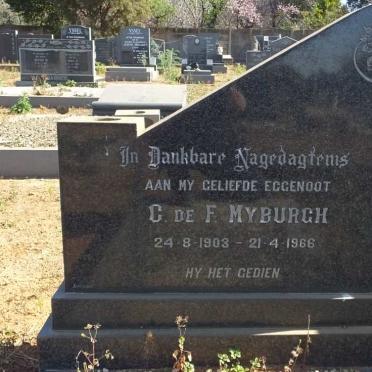 MYBURGH C. de F. 1903-1966
