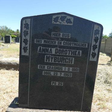 MYBURGH Anna Dorothea nee ERASMUS 1861-1953