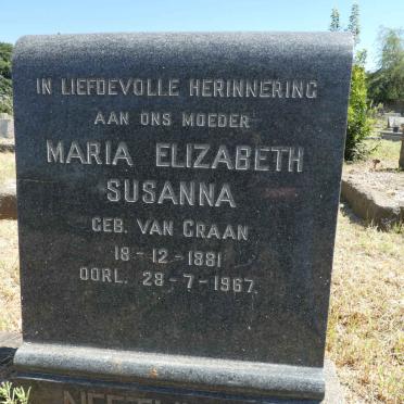 NEETHLING Jan Hendrik 1876-1953 &amp; Maria Elizabeth Susanna VAN GRAAN 1881-1967 