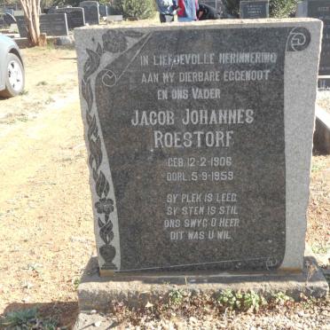 ROESTORF Jacob Johannes 1906-1959