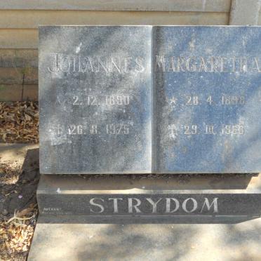 STRYDOM Johannes 1890-1975 &amp; Margaretha 1898-1968