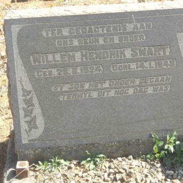 SWART Willem Hendrik 1924-1948