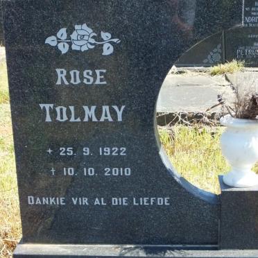TOLMAY Rose 1922-2010