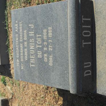 TOIT Theunis H.J., du 1906-1968