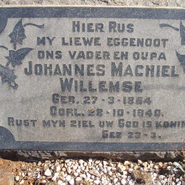 WILLEMSE Johannes Machiel 1864-1940