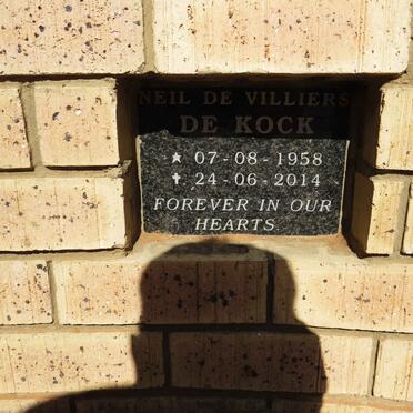 KOCK Neil de Villiers, de 1958-2014