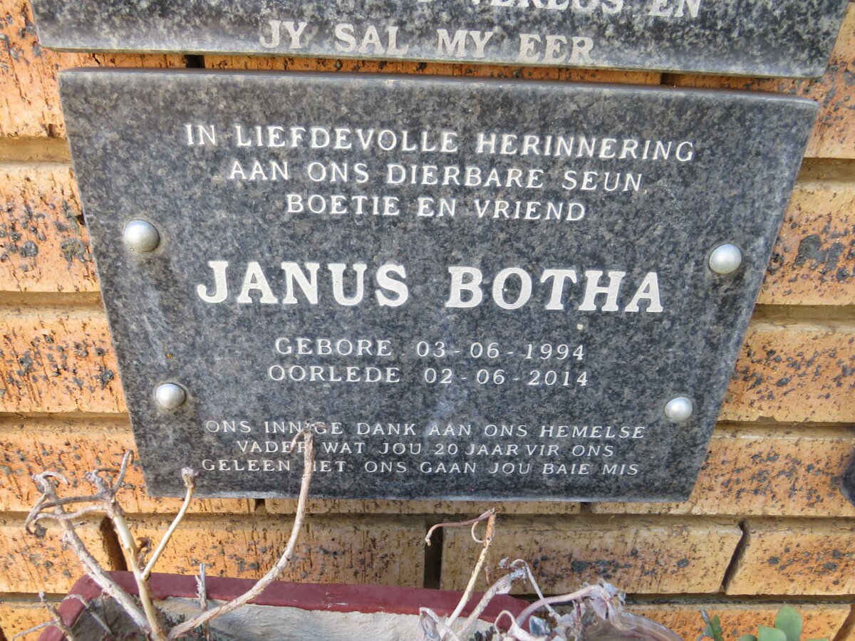 BOTHA Janus 1994-2014