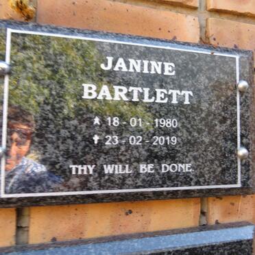 BARTLETT Janine 1980-2019